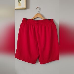 Csg Shorts Red Men's Or Women Size Large Pockets  100% Polyester New